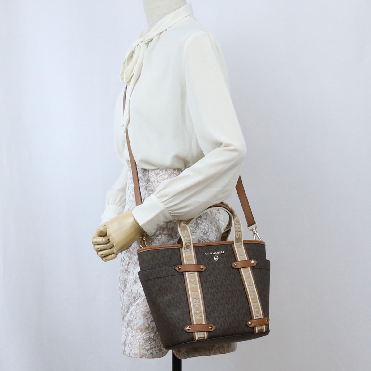 ブランドプラス / マイケルコース MICHAEL KORS MAEVE トートバッグ ブランド バッグ 30T2G5VT1B 252  BRN-ACORN ブラウン系 bag-01