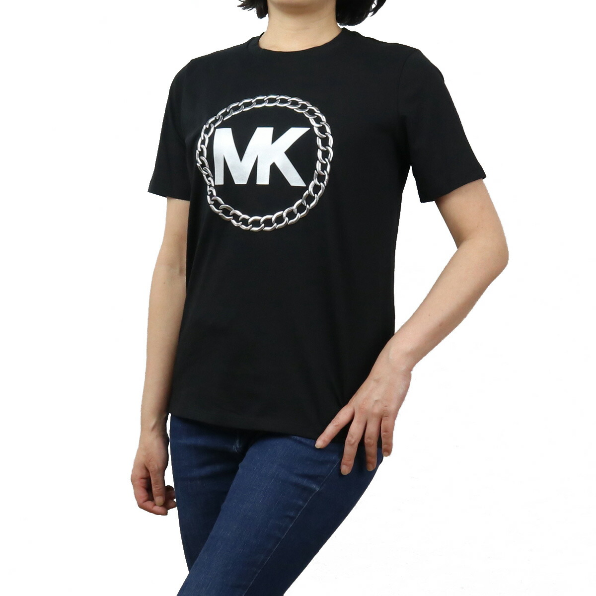 マイケル・コース MICHAEL KORS レディース－Ｔシャツ MH05MVP97J BLACK ブラック apparel-01 レディース