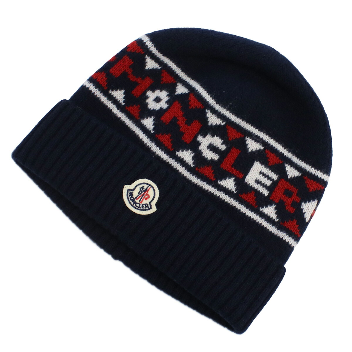 モンクレール MONCLER ロゴ グルノーブル berretto tricot ビーニー