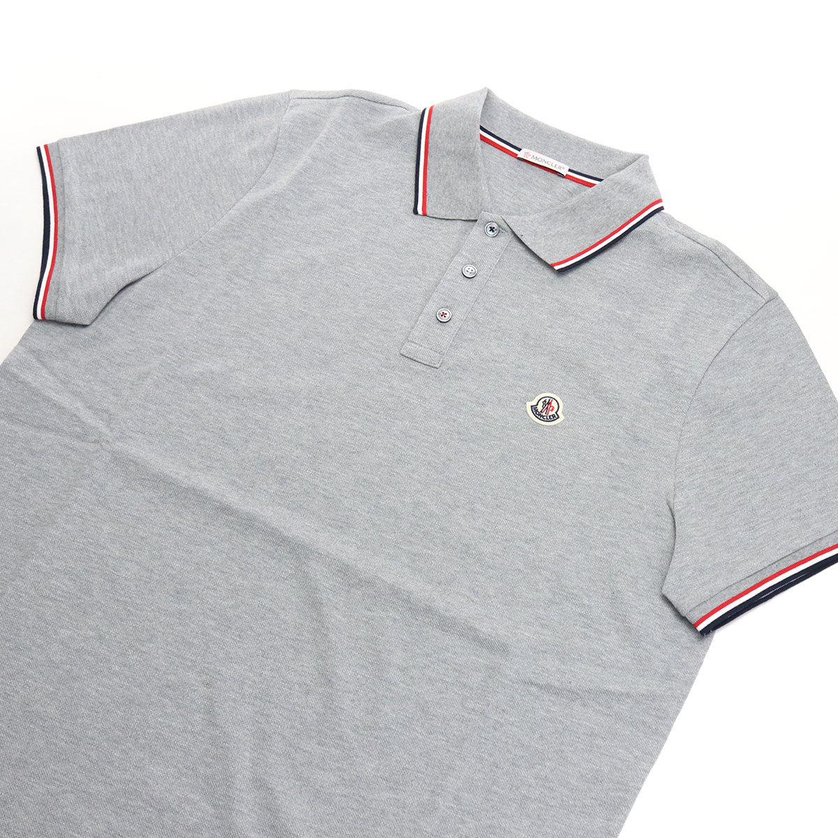 阿部商店 モンクレール Moncler メンズ ポロシャツ 8a Maglia Polo Man 984 グレー系 Bos 10 Polo 01 メンズ