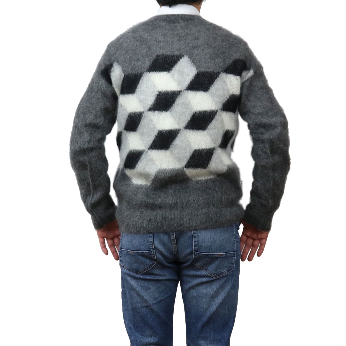 ブランドプラス モンクレール Moncler メンズ セーター ニット Girocollo Tricot 9c700 486 987 グレー系 メンズ ブランドプラス モンクレール Moncler メンズ セーター ニット Girocollo Tricot 9c700 486 987 グレー系 メンズ