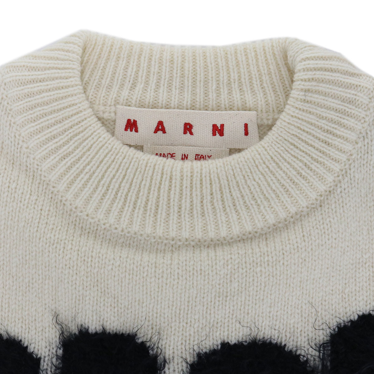 MARNI アンフィニッシュドエッジ ツイストコットン ニット