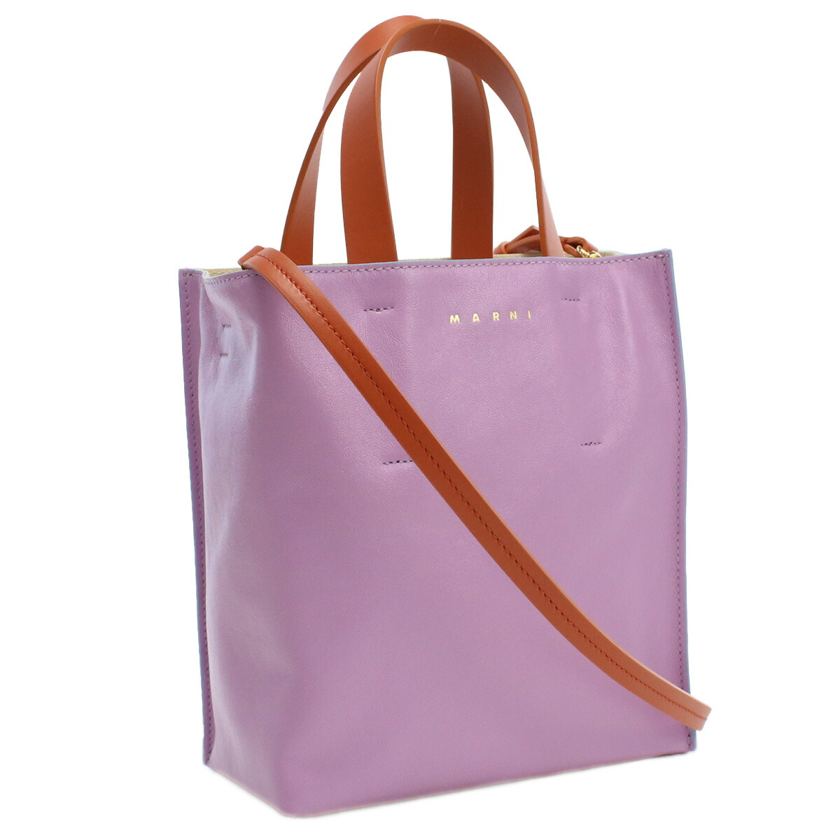 マルニ MARNI  トートバッグ ショルダーバッグ 2way SHMP0040Q0　P2644　Z636B パープル系 ブルー系 bag-01