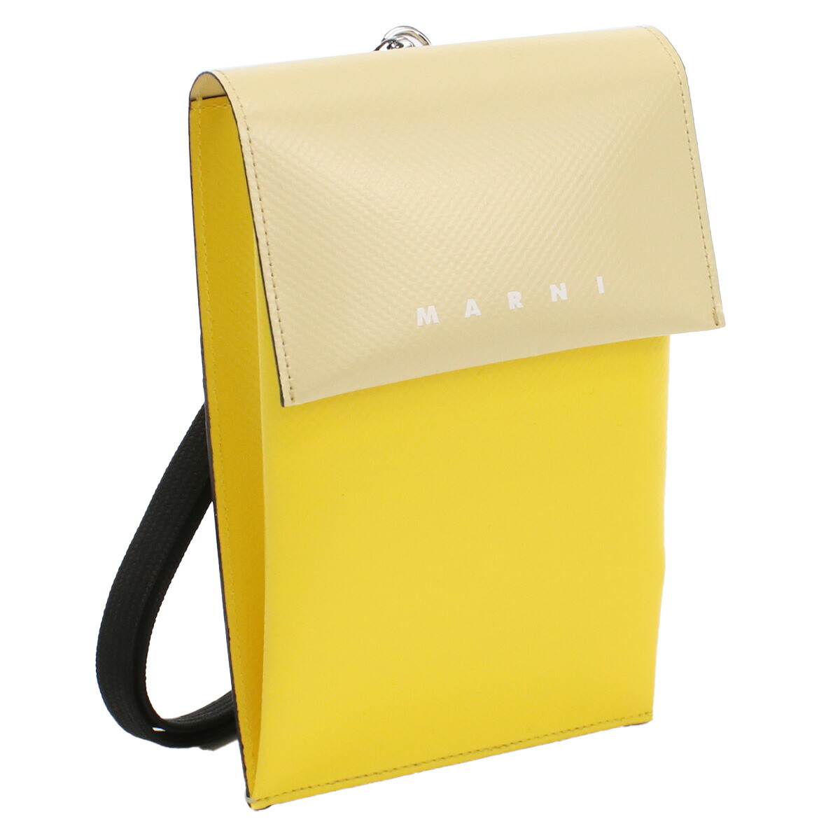 マルニ MARNI  フォンケース ブランド スマホバッグ ネックポーチ TEMI0004A4 P3572 ZO504 イエロー系 ベージュ系 bag-01 gsw-3 gsm-3