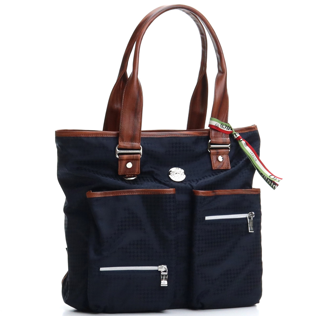 Brands Rapport オロビアンコ Orobianco トートバッグ Senzanome L B 12 09 Blu Scuro Cognac メンズ