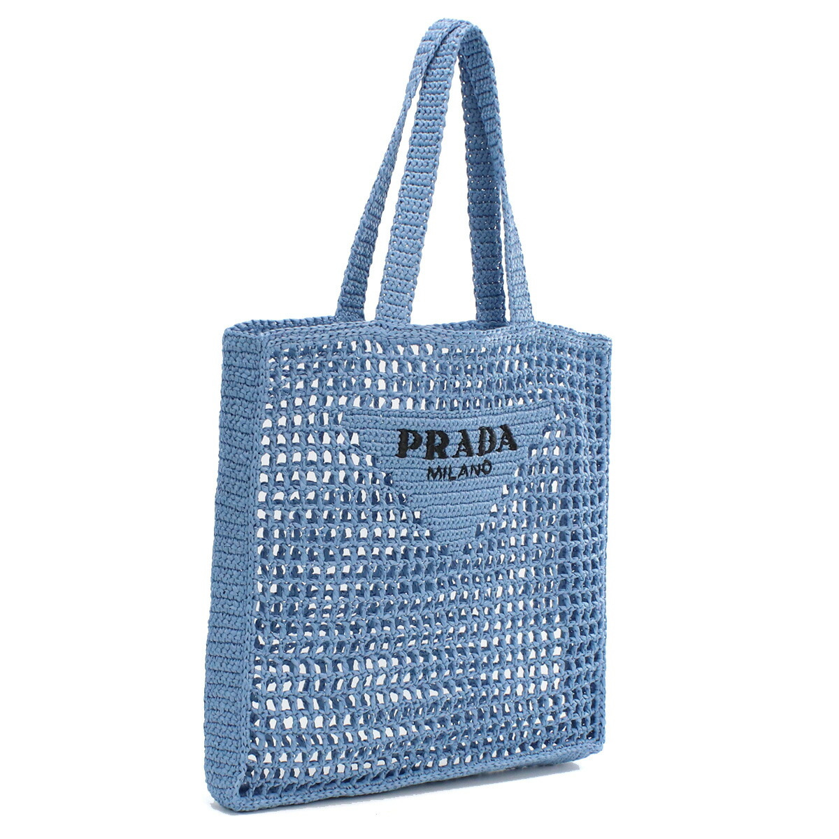 PRADA★トートバッグ ベネチアプリント キャンパス 肩掛け A4収納可a23