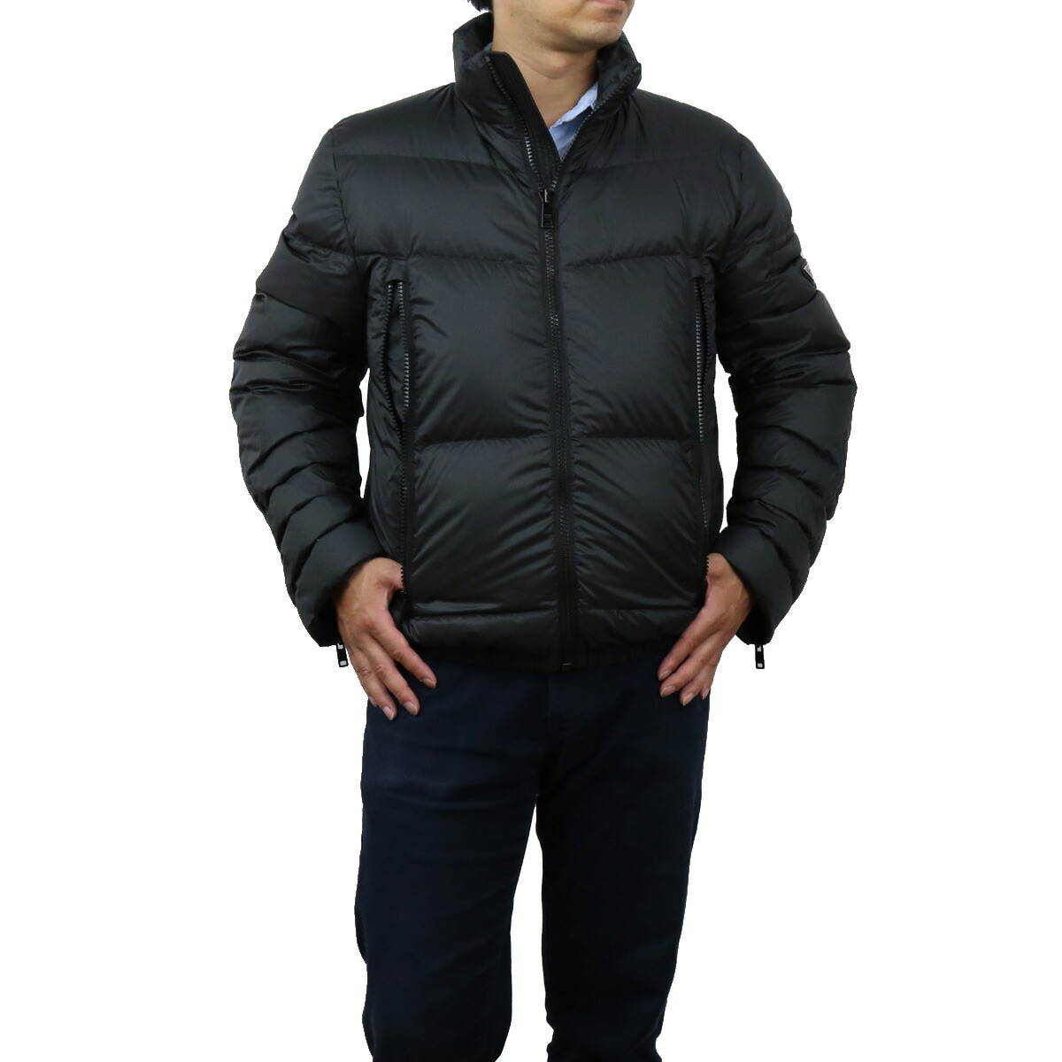 La Charm いえエコ Com プラダ Prada メンズ ダウンジャケット Sgb531 1id1 F0002 黒 ダウン Downjacket Nero ブラック メンズ