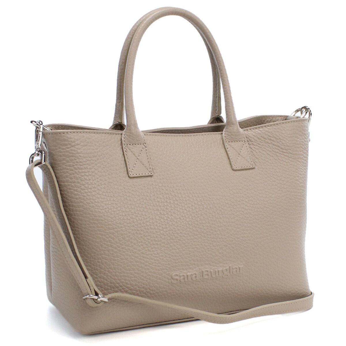 サラバーグラー Sara Burglar  トートバッグ フォーマルバッグ ブランド 075 TAUPE グレー系 bag-01