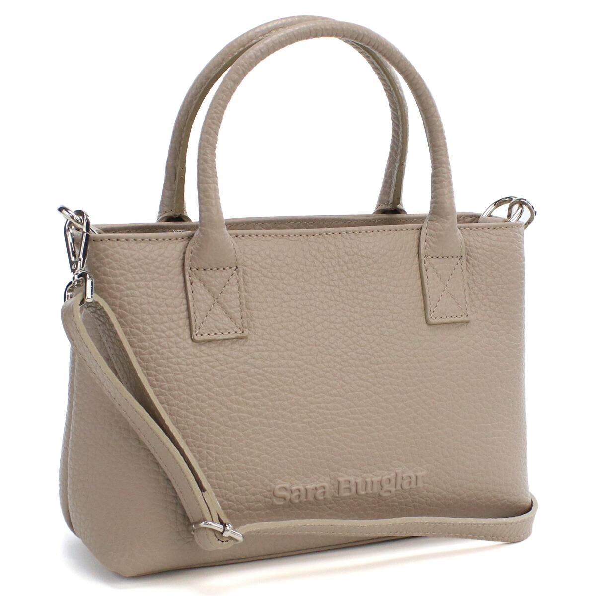 サラバーグラー Sara Burglar  トートバッグ フォーマルバッグ ブランド 076 TAUPE グレー系 bag-01