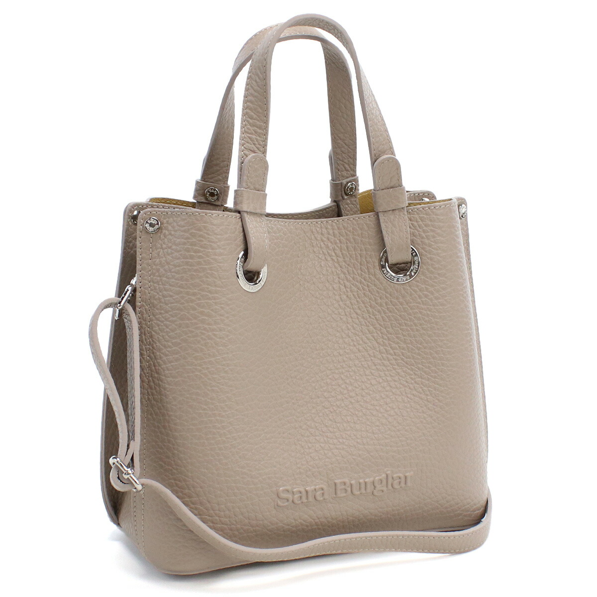 サラバーグラー Sara Burglar  トートバッグ ブランド 2303 TAUPE グレー系 bag-01