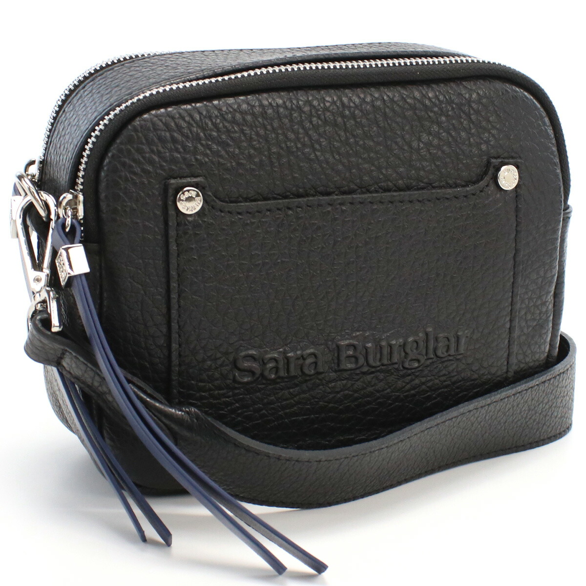 サラバーグラー Sara Burglar  斜め掛け ショルダーバッグ ブランド ロゴ 916 NERO ブラック bag-01