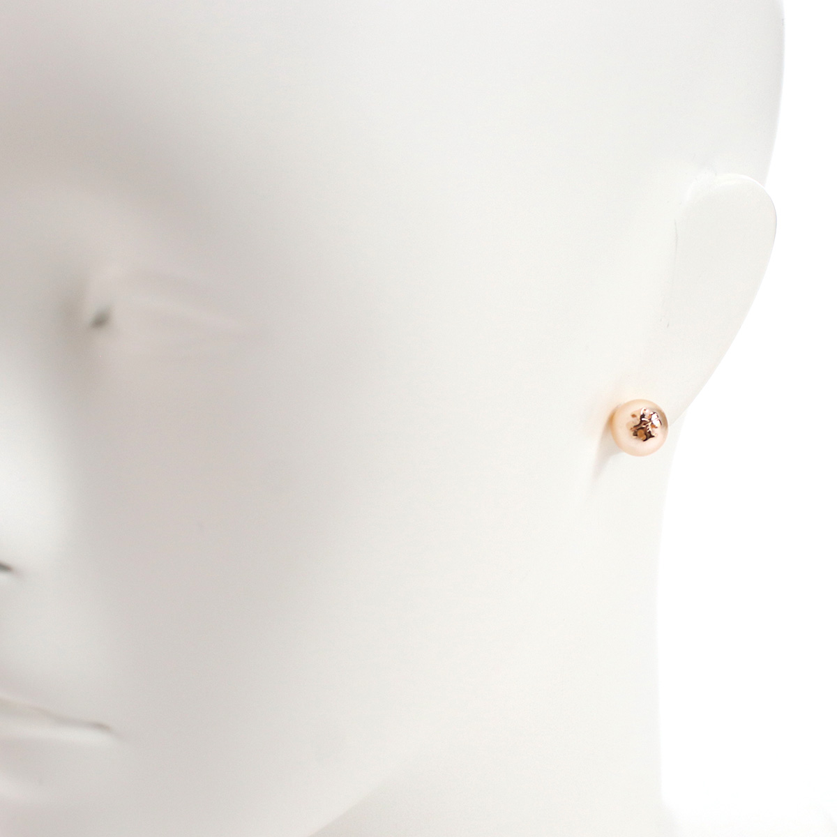 【ブランド・】 カールラガーフェルド レディース ピアス＆イヤリング アクセサリー 60 mm Pave Hoop Earrings